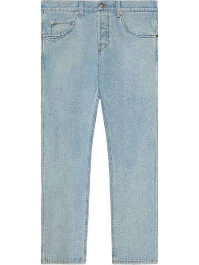 Gucci прямые джинсы с пятью карманами