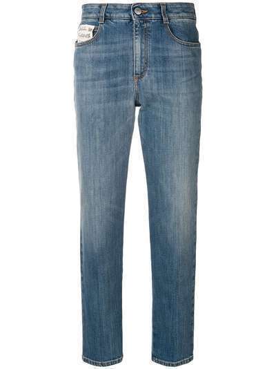 Stella McCartney укороченные джинсы кроя слим
