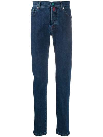 Kiton узкие джинсы средней посадки