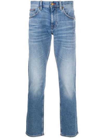 Tommy Hilfiger прямые джинсы с эффектом потертости