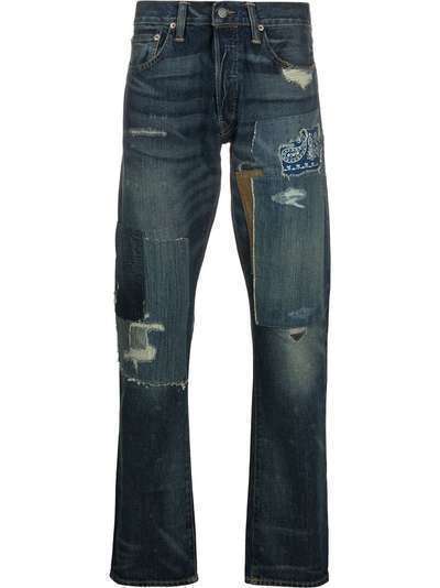 Polo Ralph Lauren джинсы прямого кроя с эффектом потертости