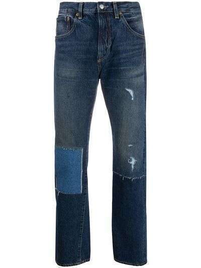 Junya Watanabe MAN джинсы с эффектом потертости