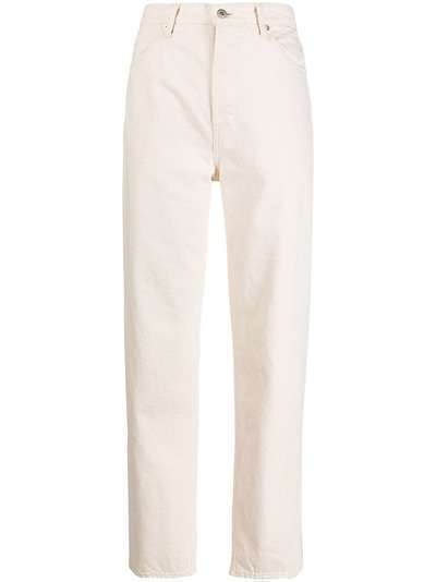 Jil Sander прямые джинсы с завышенной талией
