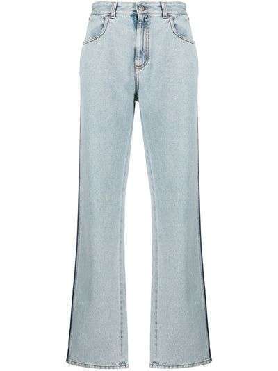 Alexander McQueen прямые джинсы с лампасами