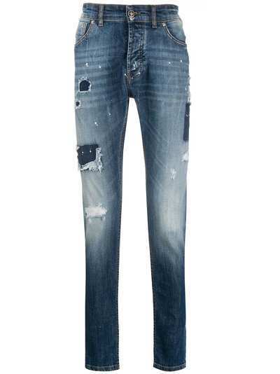 John Richmond джинсы Tunuyan с эффектом потертости