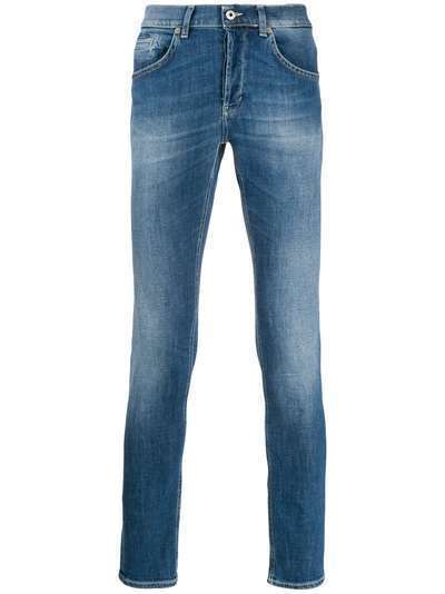 Dondup джинсы узкого кроя с эффектом потертости
