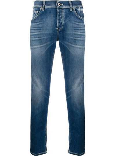 Dondup джинсы узкого кроя с эффектом потертости
