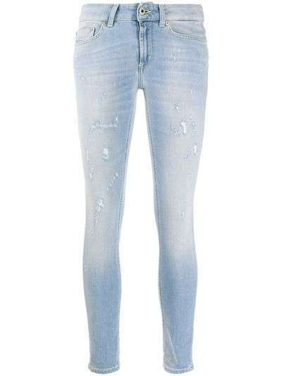 Dondup укороченные джинсы с эффектом потертости