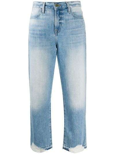 FRAME укороченные джинсы Fullerton с эффектом потертости
