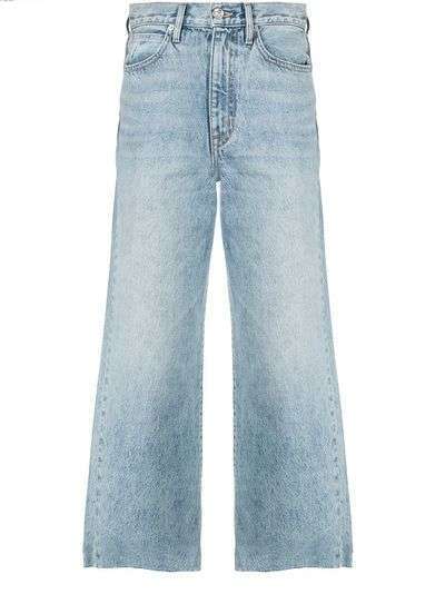 Slvrlake укороченные джинсы широкого кроя