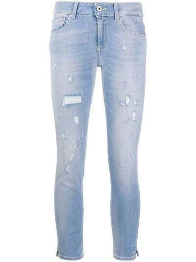 Dondup укороченные джинсы средней посадки