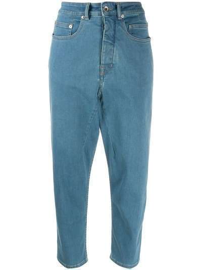 Rick Owens DRKSHDW укороченные джинсы