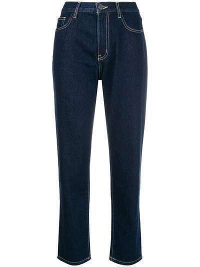 Current/Elliott cropped straight leg jeans