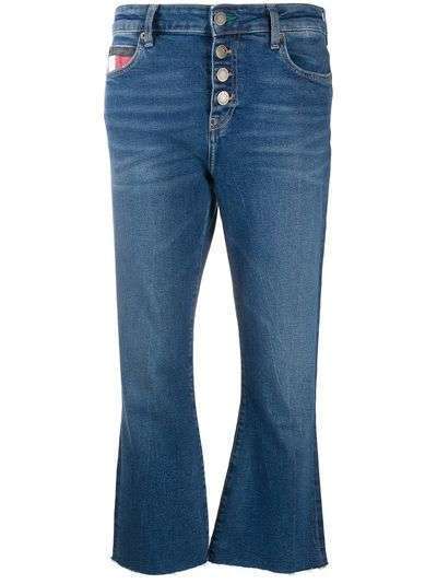 Tommy Jeans укороченные джинсы с пуговицами
