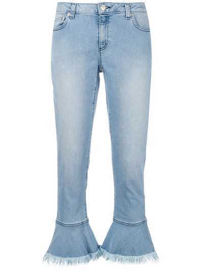 Michael Michael Kors джинсы с бахромой