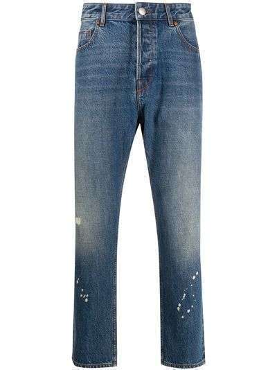 Emporio Armani джинсы с эффектом разбрызганной краски
