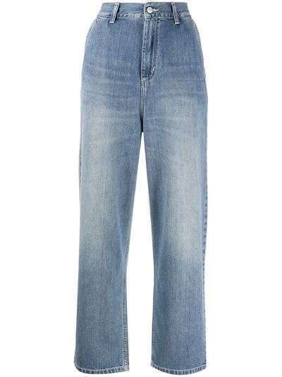 Carhartt WIP укороченные джинсы широкого кроя с завышенной талией
