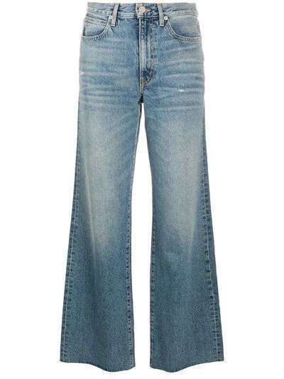 Slvrlake широкие джинсы Grace с необработанными краями