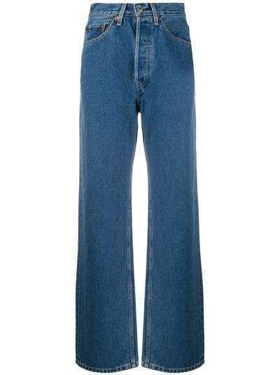 RE/DONE широкие джинсы с завышенной талией