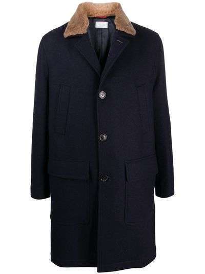 Brunello Cucinelli пальто со съемным воротником