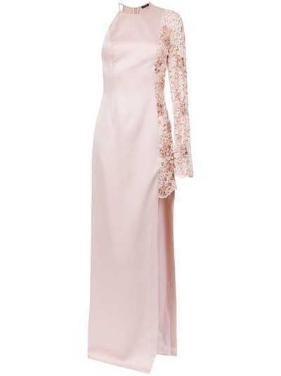 Tufi Duek lace panel gown