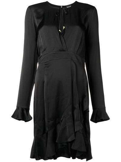 Just Cavalli wrap around frill dress