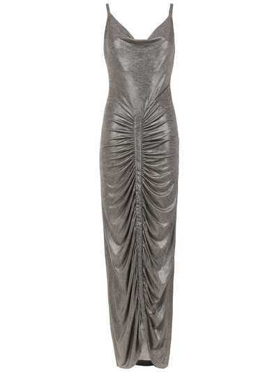 Tufi Duek metallic long dress