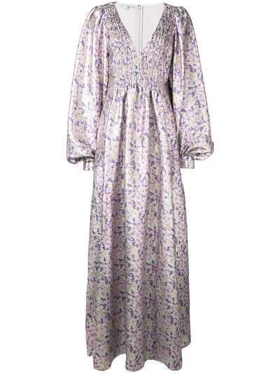 Stella McCartney вечернее платье с цветочным принтом