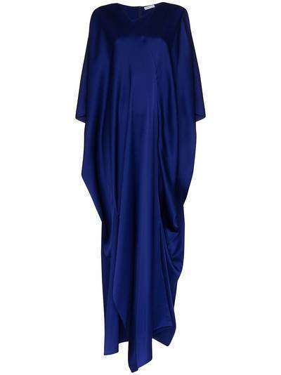 Rosetta Getty платье-кафтан длины макси с драпировкой