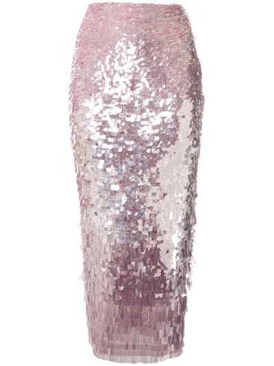 Rachel Gilbert юбка узкого кроя с пайетками