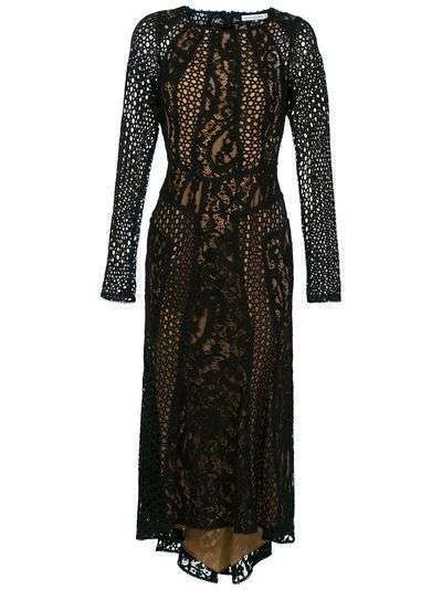 Martha Medeiros Miranda lace midi dress