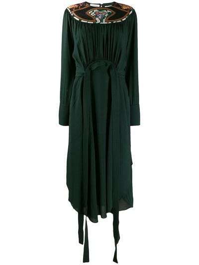 Stella McCartney платье миди со вставками
