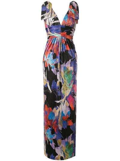 Rebecca Vallance платье макси Belladonna с абстрактным принтом