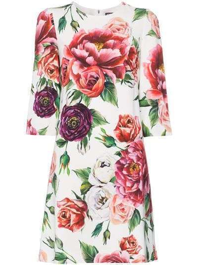 Dolce & Gabbana платье с цветочным принтом