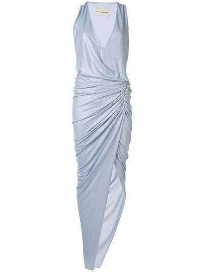 Alexandre Vauthier платье асимметричного кроя со сборками