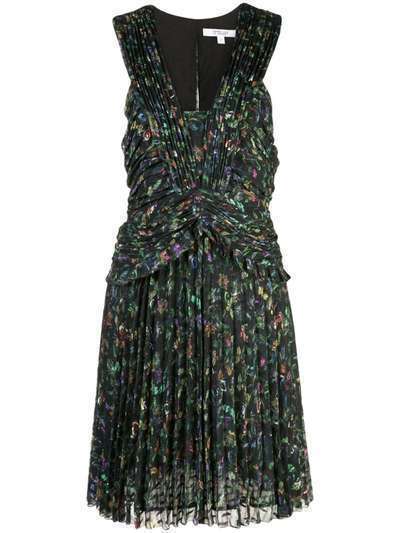 Derek Lam 10 Crosby платье мини с оборками и цветочным принтом