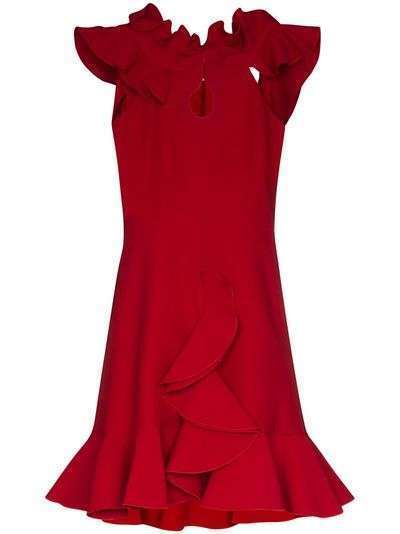 Giambattista Valli платье мини с оборками