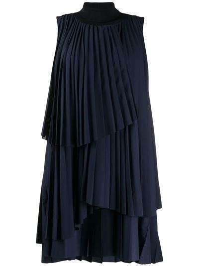 Fabiana Filippi платье мини с плиссировкой