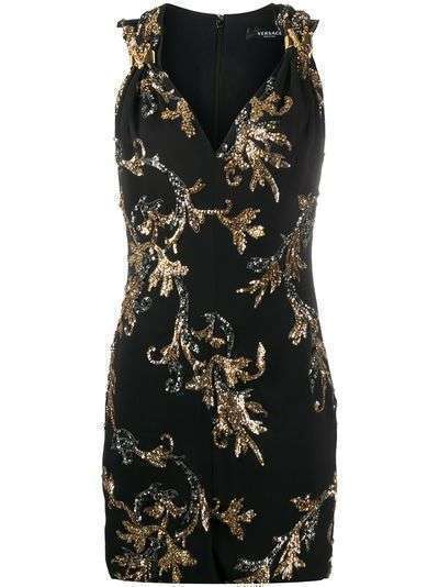 Versace платье с пайетками