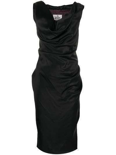 Vivienne Westwood платье миди с воротником хомут