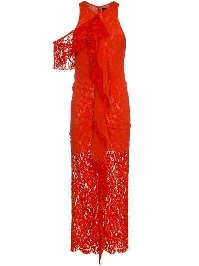 Proenza Schouler приталенное кружевное платье без рукавов