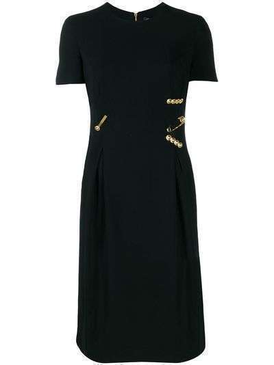 Versace платье с декоративными булавками