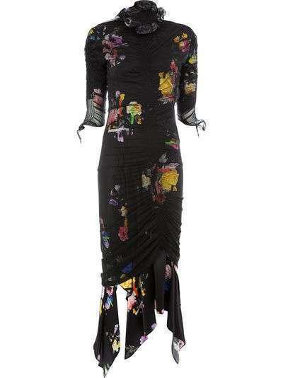 Preen By Thornton Bregazzi платье с цветочным принтом