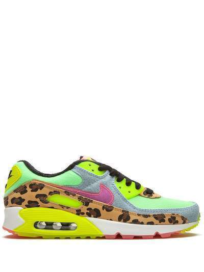 Nike кроссовки Air Max 90 LX 'Denim Leopard Print'