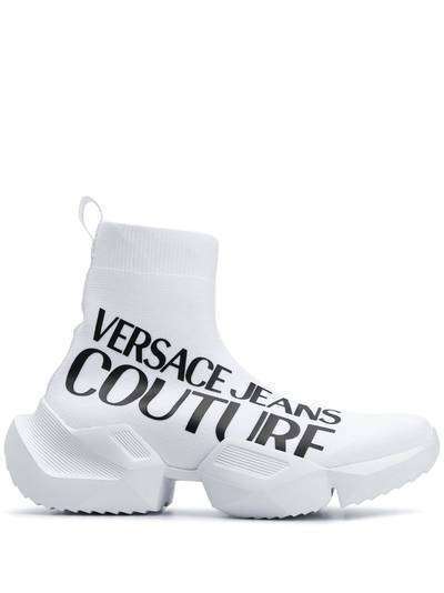 Versace Jeans Couture высокие кроссовки-носки