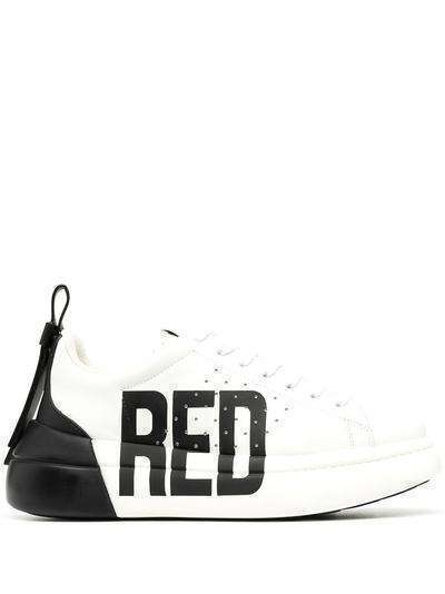 RedValentino двухцветные кроссовки Bowalk