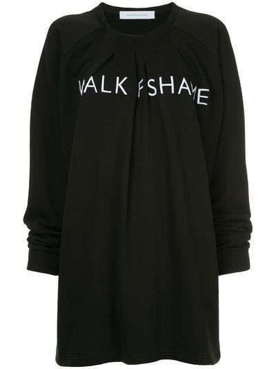 Walk Of Shame платье-толстовка с принтом логотипа