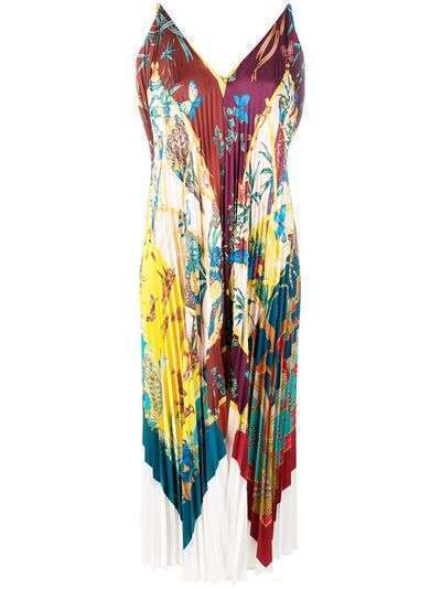 Salvatore Ferragamo плиссированное платье 'Sumatra'