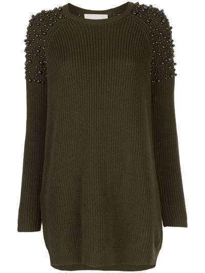 Michelle Mason платье-свитер с декором