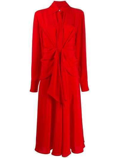 Victoria Beckham платье-рубашка с поясом